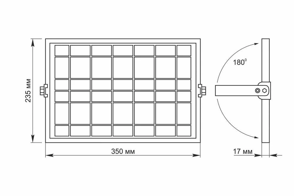 Saulės LED prožektorius su saulės baterija 50Wh 1000Lm 5000K IP65 LiFePO4 10000 mAh 3.2V 10W, VIDEX VL-FSO2-505 – Monokristalinė baterija visiškai nepriklausomybei nuo elektros tinklo