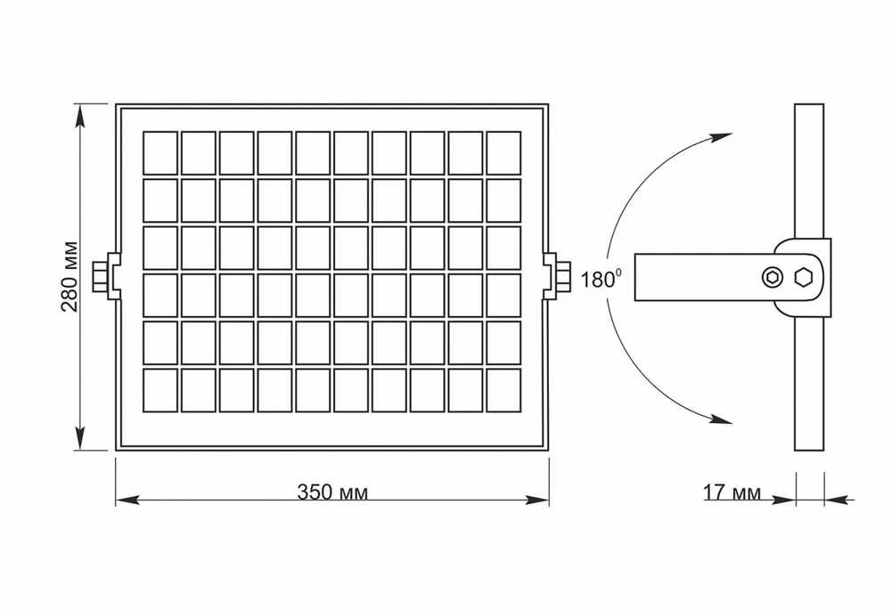 Saulės LED prožektorius su jutikliu ir saulės baterija 20Wh 600Lm 5000K IP65 LiFePO4 5000 mAh 3.2V 10W, VIDEX VLE-FSO-205-S – Monokristalinė baterija visiškai nepriklausomybei nuo elektros tinklo