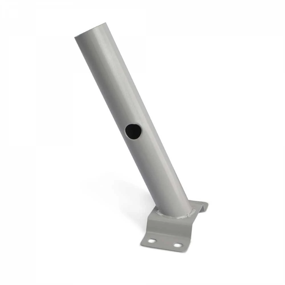Gatvės šviestuvo laikiklis, sieninis arba stulpo, I280xP110xG70mm, VIDEX VL-SLF-B | juodas – Brutaliai tvirtas storasienis plienas, kuris nelinksta stipriame vėjyje
