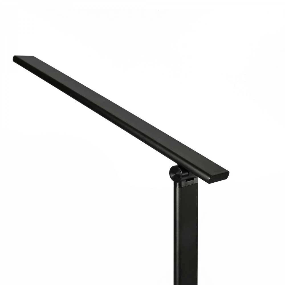 Dimeriuojama LED stalinė lempa su belaidžiu įkrovikliu 18W 700Lm 1800/3000/3800/4500/5000/6500K, VIDEX VL-TF17B | juodas – Integruota belaidė įkrovimo stotelė išmaniesiems įrenginiams