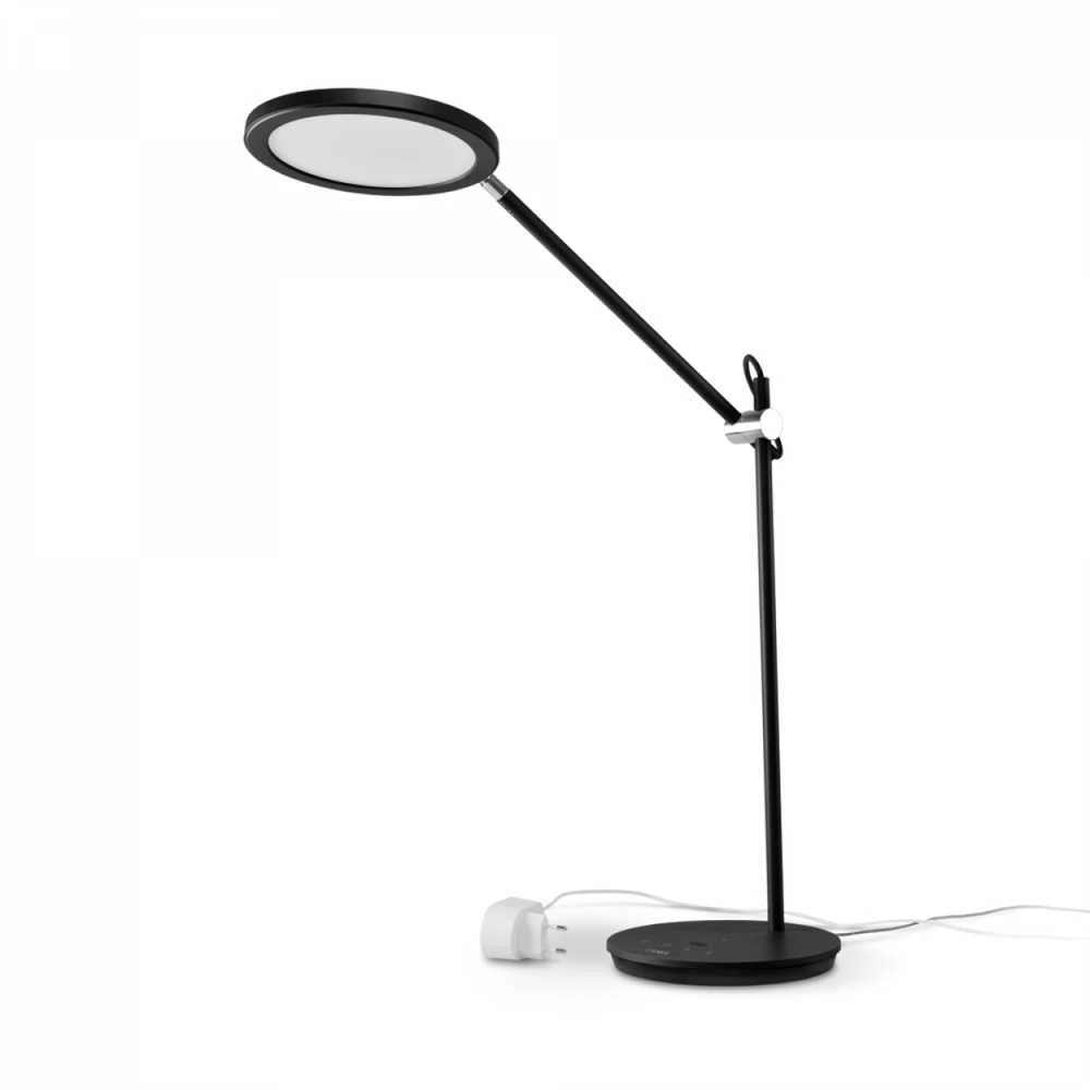 Dimeriuojama LED stalinė lempa 20W 1450Lm 4100K, VIDEX VL-TF15B | juodas – Jutiklinis ryškumo ir spalvų temperatūros (CCT) valdymas