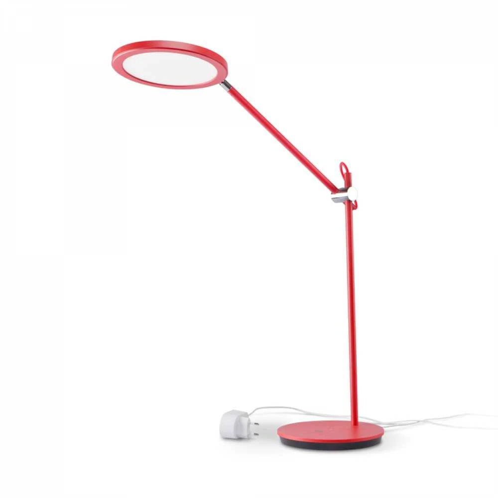 Dimeriuojama LED stalinė lempa 20W 1450Lm 4100K, VIDEX VL-TF15R | raudonas – Jutiklinis ryškumo ir spalvų temperatūros (CCT) valdymas