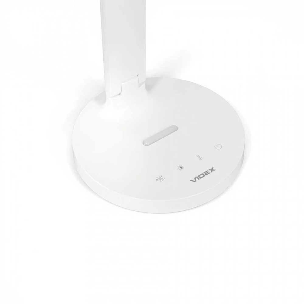 Įkraunama dimeriuojama LED stalinė lempa 5W 250Lm 1800/3000/4000/5000K Li-ion 2600mAh, VIDEX VL-TF16W | baltas – Autonominis veikimas iš įmontuoto Li-ion akumuliatoriaus