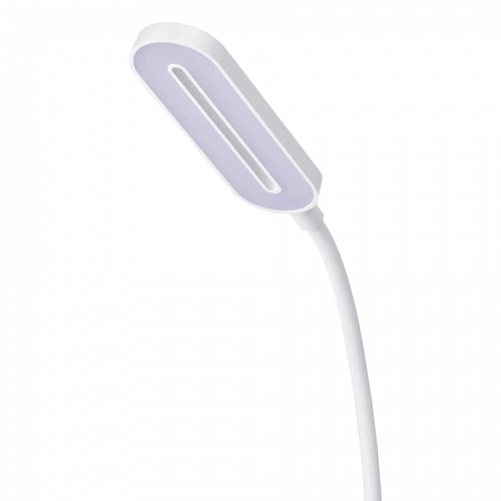 Prisegama dimeriuojama LED stalinė lempa 6W 370Lm 3000/4000/5500K, VIDEX VLE-TF09W | baltas – Universalus tvirtinimas klipsu lygiems paviršiams