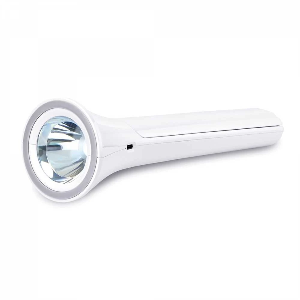 Įkraunama dimeriuojama LED stalinė lempa 5W 100Lm 3000/4000/5500K Li-ion 1800mAh, VIDEX VLE-TF11W | baltas – Autonominis veikimas iš įmontuoto Li-ion akumuliatoriaus