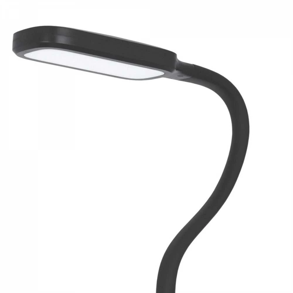 Dimeriuojamas LED pastatomas šviestuvas 12W 1280Lm 3000/4000/5500K, VIDEX VLE-TF07B | juodas – Stabilus metalinis profilis su lanksčia jungtimi
