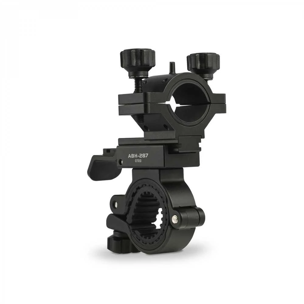 Dviračio žibinto laikiklis vairui 20-32mm, žibintuvėliui 20-28mm, VIDEX VLF-ABH-287 – Greitai nuimamas dizainas įvairaus skersmens žibintams