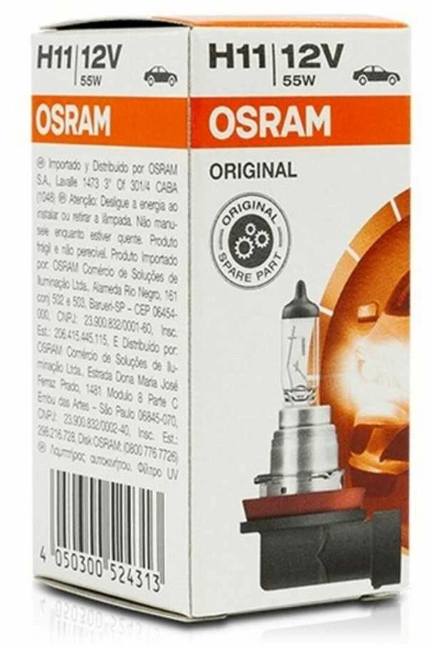 OSRAM Automobilinė lemputė H11 55W 12V PGJ19-2 1vnt