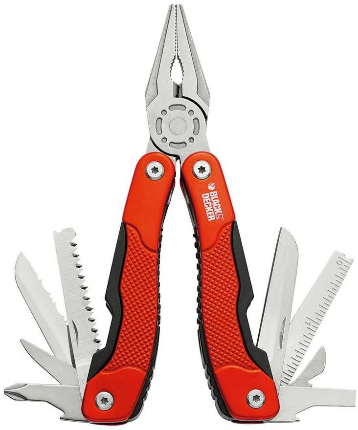 Black & Decker „Juodas & Decker“ 12 viename daugiafunkcinio įrankio replės, Juodas+DECKER [BDHT0-28110]