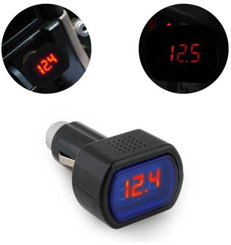 Bigstren Automobilio 12V voltmetras prie degiklio lizdo