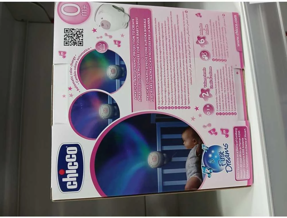 Chicco First Dreams Meškiukas Polarny rožinė