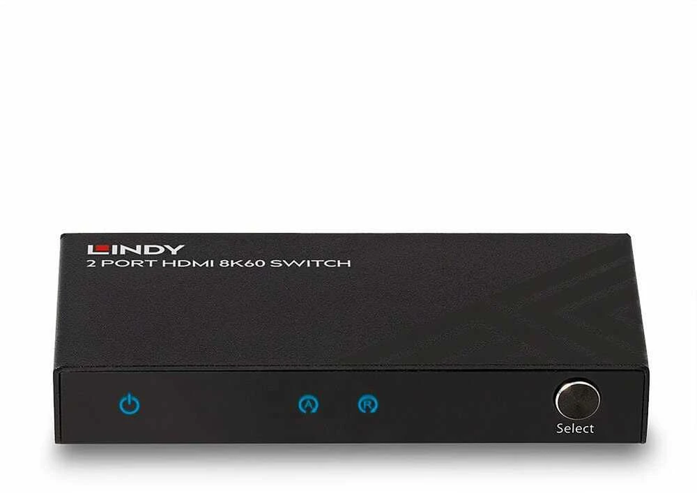 AV Jungiklis - LINDY 2 Prievadai HDMI 8K60 7680x4320 48Gbps Nuotolinis Valdymas