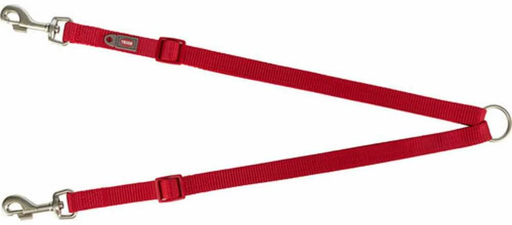 Trixie Premium XS/S dwójnik 0.7m raudona
