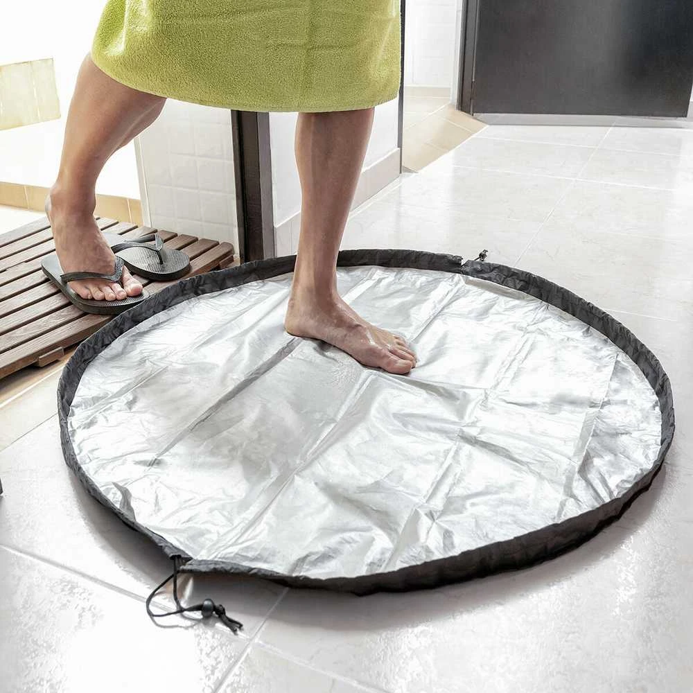 InnovaGoods rūbinės kilimėlis ir vandeniui atsparus krepšys 2 viename Gymbag InnovaGoods