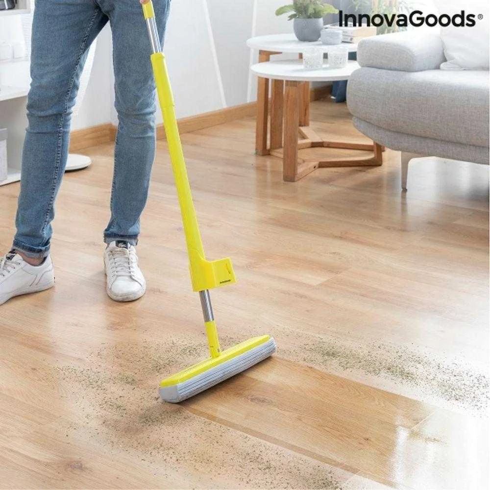 Du viename dulkių ir grindų šluostė su savaime išsigręžiančia kempine Wringop InnovaGoods