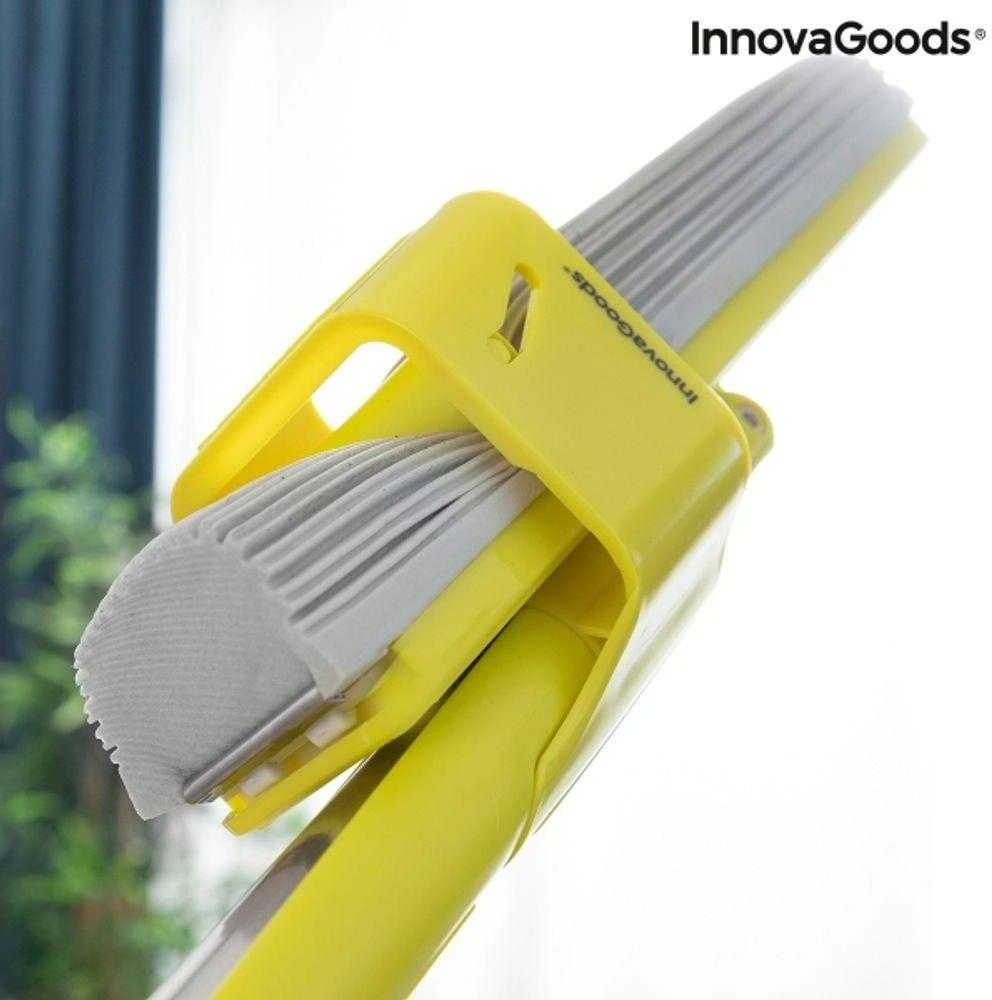 Du viename dulkių ir grindų šluostė su savaime išsigręžiančia kempine Wringop InnovaGoods