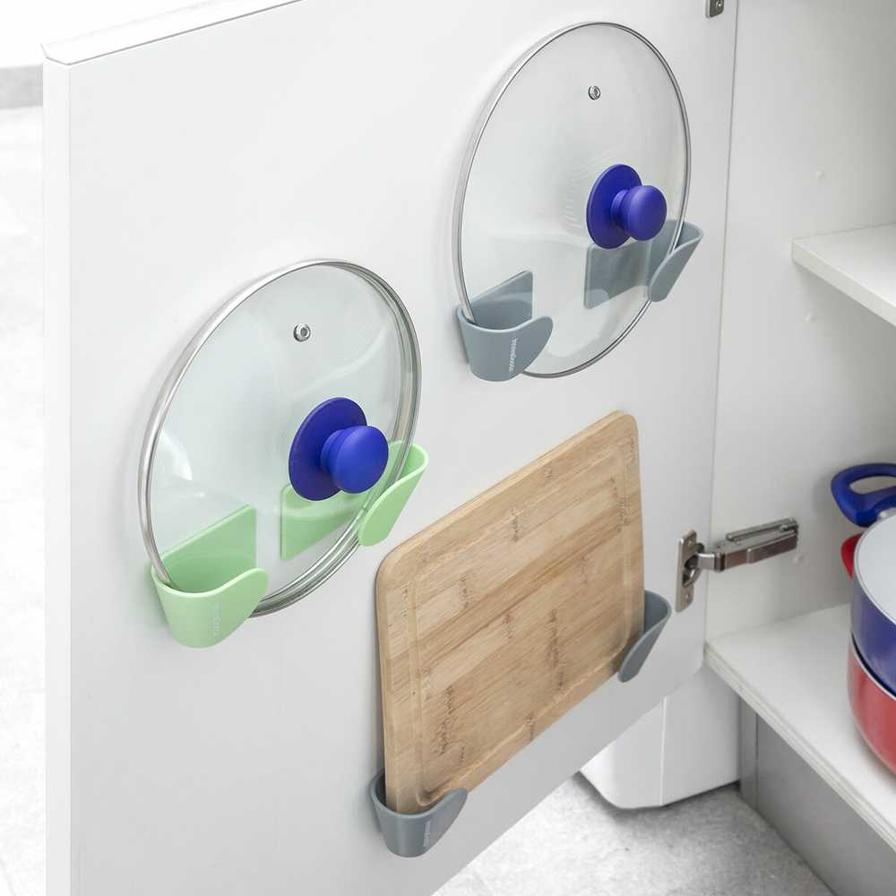 InnovaGoods Rinkinys 3 lipnūs virtuvės dangčių laikikliai Smarack InnovaGoods