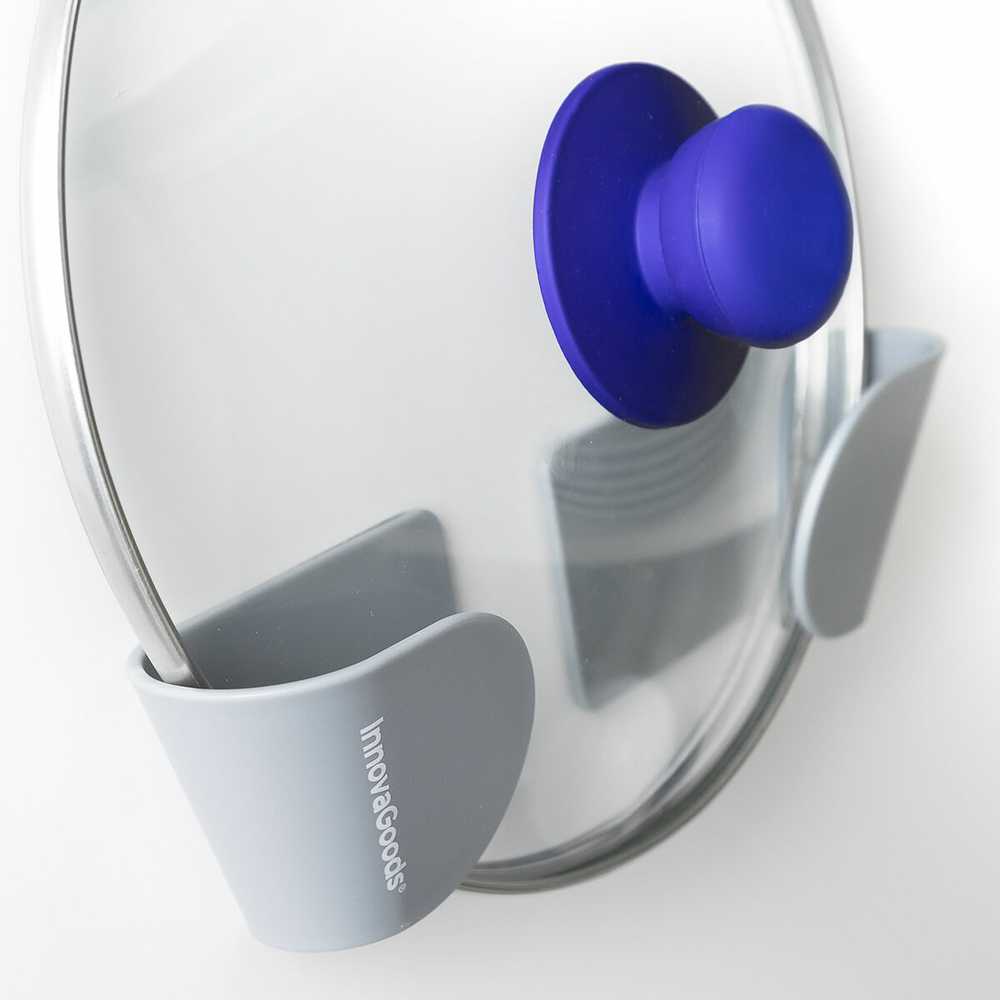 InnovaGoods Rinkinys 3 lipnūs virtuvės dangčių laikikliai Smarack InnovaGoods