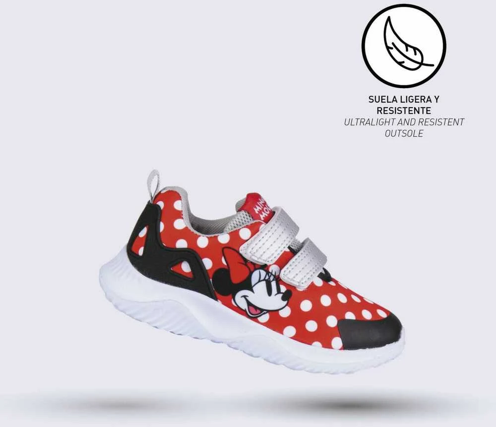 32 pritūpimai Minnie Mouse Raudona