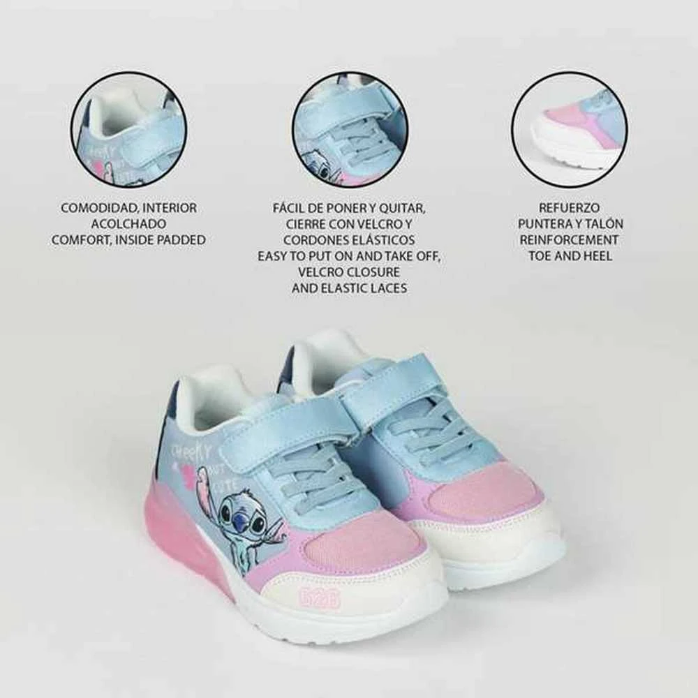 32 pritūpimai Stitch Šviesiai mėlyna