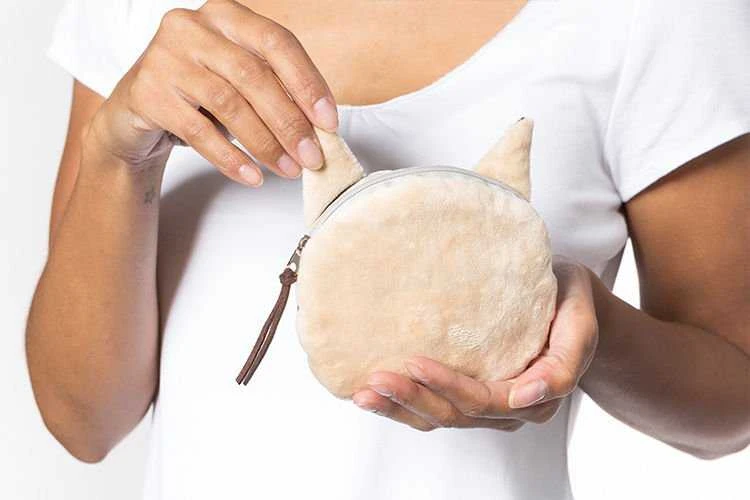 3D katės monetų maišelis, 1 modelis