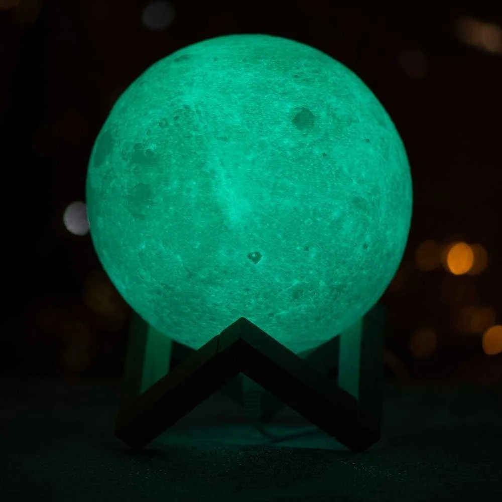 3D lempa - LUNA - 16 spalvų