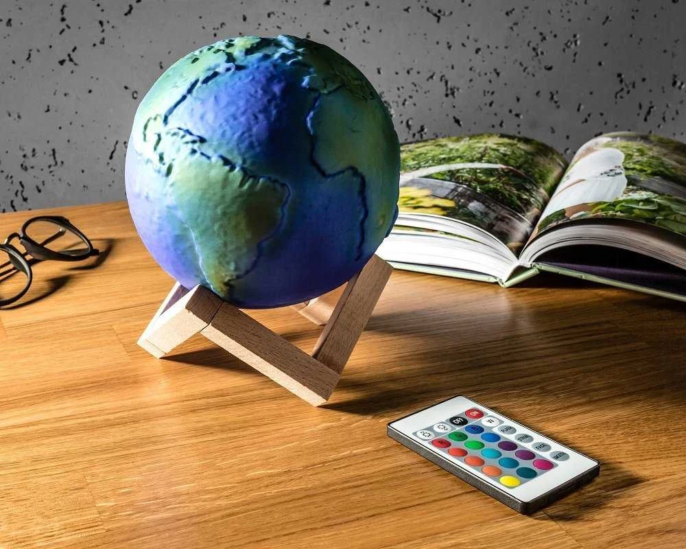 Upominkarnia Stalinė lempa Dovanų parduotuvė 3D GLOBAL lempa