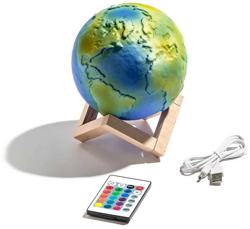 Upominkarnia Stalinė lempa Dovanų parduotuvė 3D GLOBAL lempa