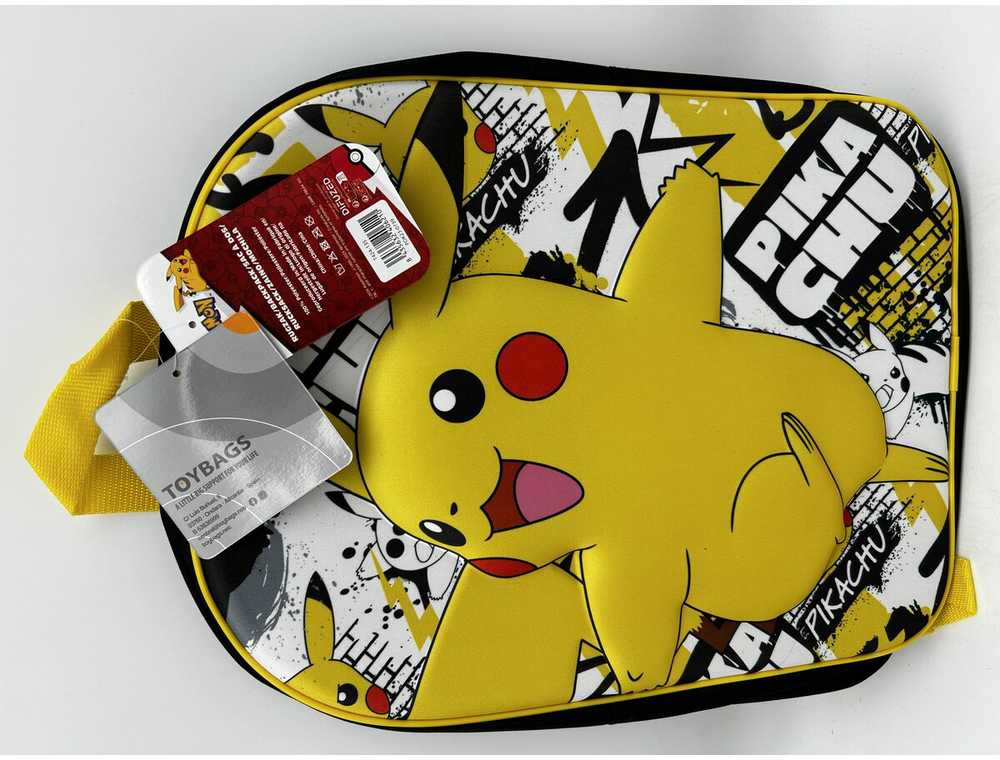 Difuzed 3D mokyklinis krepšys Pokémon Pikachu 40 x 30 x 15 cm