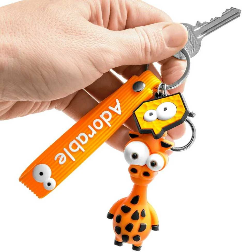 3D raktų pakabukas - ŽIRAFA