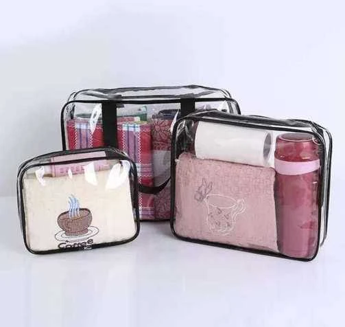 Transparent Kosmetinis krepšelis 3 in 1 Soulima 21448