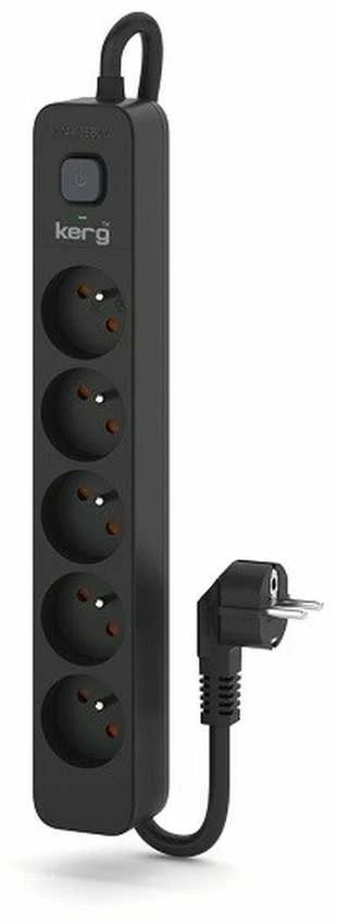KERG ilgintuvas su automatiniu jungikliu – 5 lizdai, 16A, 1,5m