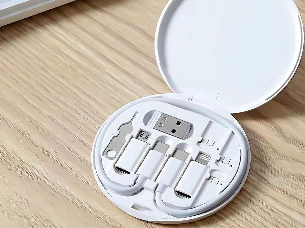 Adapterių rinkinys 5 viename su SIM kortelės išėmimo įrankiu