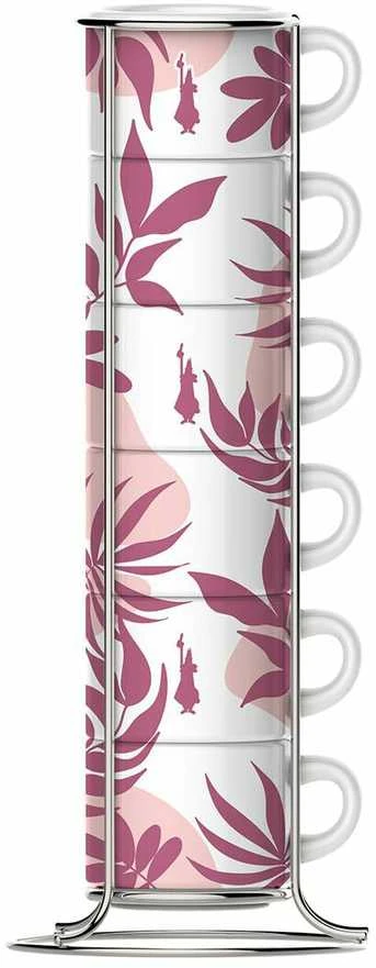 Kavos Puodelių Rinkinys - Bialetti Primavera 6 Rožinis