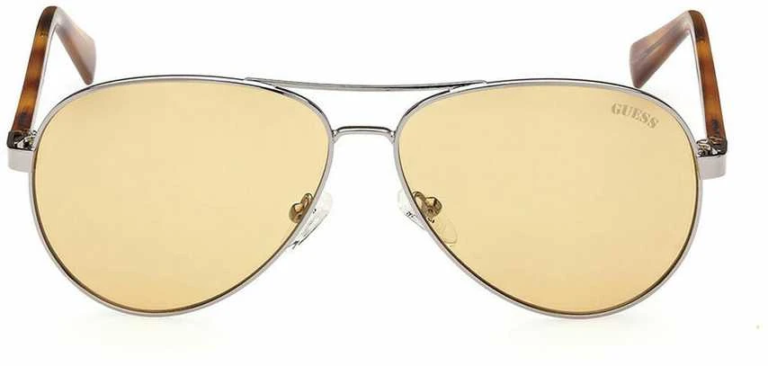 Guess GU8279 aviacijos stiliaus akiniai geltonais lęšiais