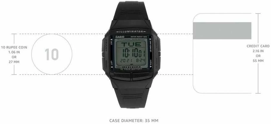 CASIO VINTAGE VYRIŠKAS LAIKRODIS DB-36-1AVCR (zd149a) + DĖŽĖ