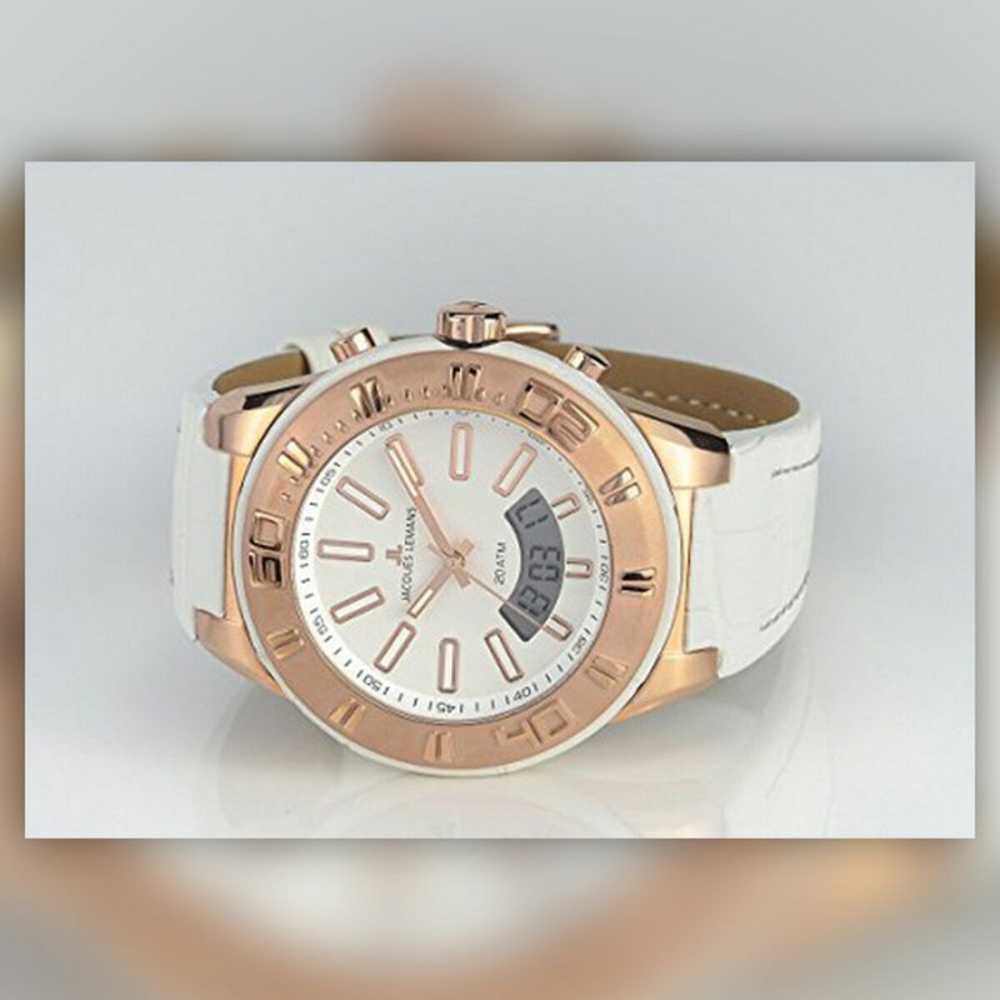 Laikrodis JACQUES LEMANS 1-1772F. Kwarcowy, Kolor pilka. Unisex.