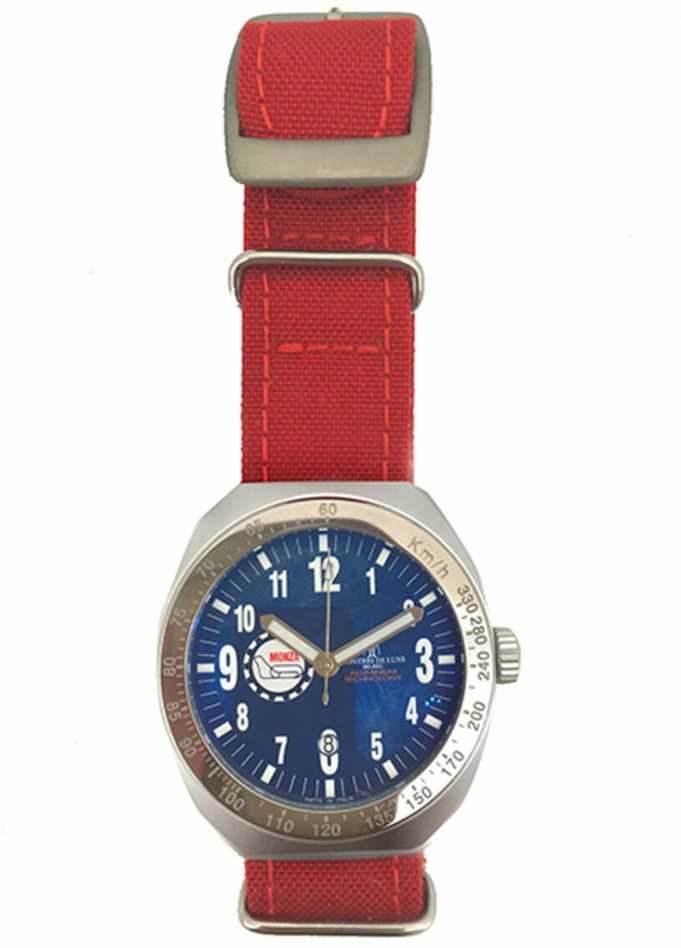 Laikrodis MONTRES DE LUXE 09MON-ALKZBLU. Kwarcowy, Kolor mėlyna. Unisex.
