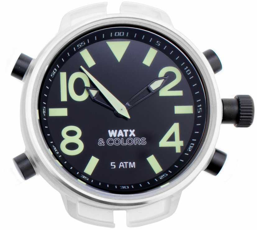 Watx Colors Laikrodis WATXANDCO RWA3704. Kwarcowy, Kolor juoda. Unisex.