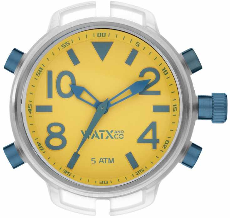 Watx Colors Laikrodis WATXANDCO RWA3747. BOX, Kolor geltona. Unisex.
