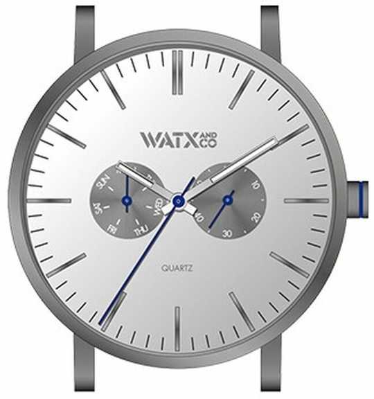 Watx Colors Laikrodis WATXANDCO WXCA2703. BOX, Kolor sidabrinė. Unisex.