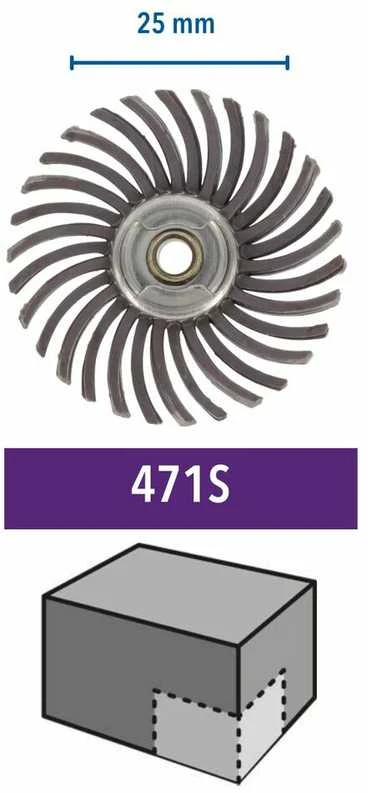 Dremel Smulkus abrazyvinis šepetys, K 36, 1 vnt.