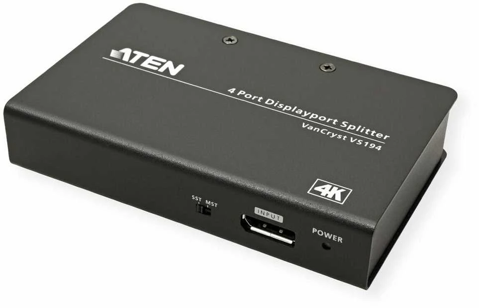 Aten Splitter, DisplayPort, 4 Port (VS194A-AT-G)