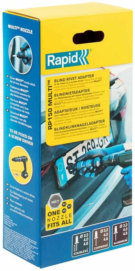 Kniedijimo adapteris MultiRiveter RP150 akumuliatoriniams su, Rapid