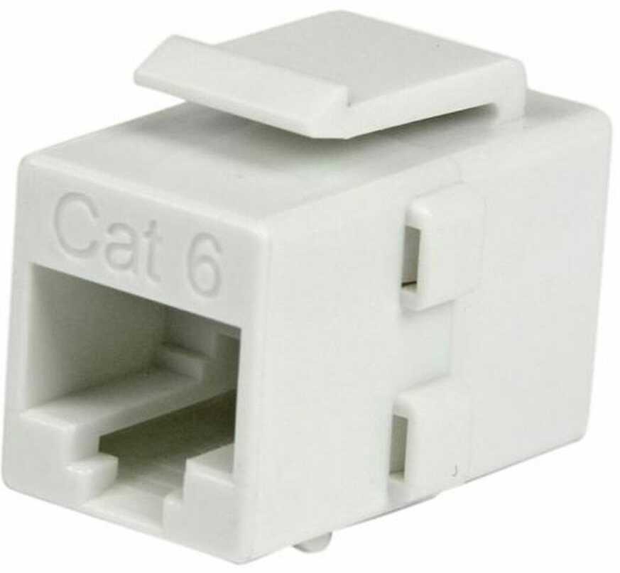 Startech CAT 6 keitiklis Baltasis (C6KEYCOUPLWH)