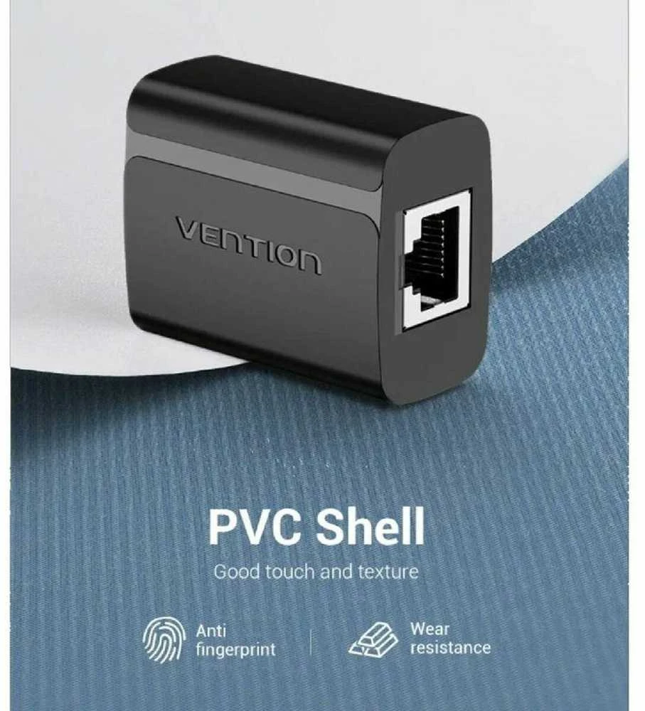 Vention RJ45 PVC skirstytuvo adapteris IPTB0 Juodas