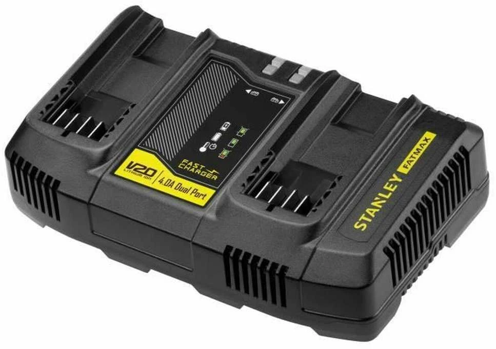 Stanley V20 dvigubas akumuliatorių įkroviklis