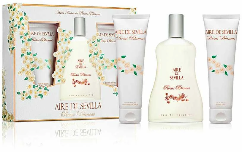 Aire De Sevilla Rosas Blancas EDT Purškiklis 100ml Sets