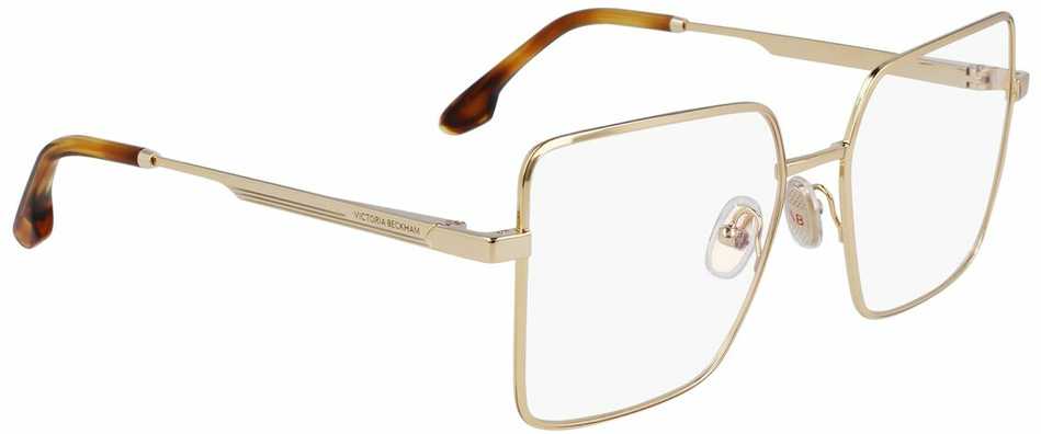 Akiniai VICTORIA BECKHAM VB21325417714. EYEGLASSES, Kolor auksinė. Kobieta.