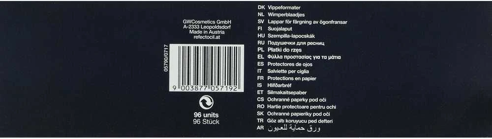 RefectoCil Eye Protection Antakių spalva
